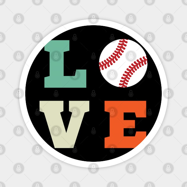 I Love Baseball Magnet by amitsurti